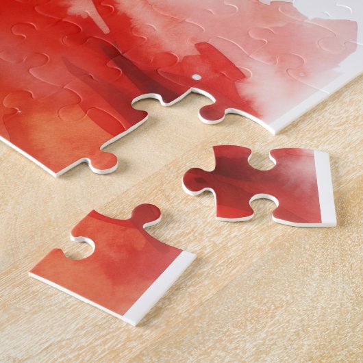 PORTRET VAN SANTA LEGPUZZEL (Zijkant)