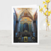 Portret van Santa Maria degli Angeli, Rome, Italië Kaart (Gele Bloem)