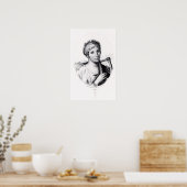 Portret van Sappho Poster (Keuken)