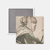 Portret van Saskia, 1634 Magneet (Voorkant / Achterkant)