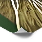 Portret van schattige kat | AI Art Poster (Hoek)