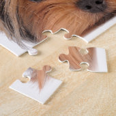 Portret van schattige puppy legpuzzel (Zijkant)