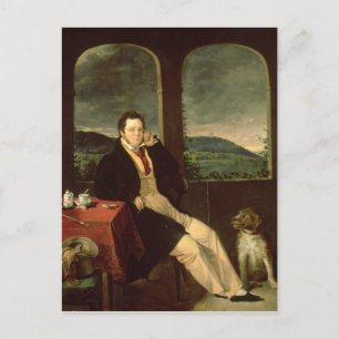 Portret van Schubert Briefkaart