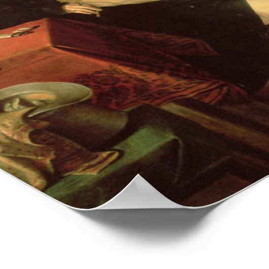 Portret van Schubert Poster (Hoek)