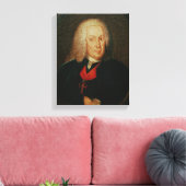 Portret van Sebasiao Jose de Carvalho Canvas Afdruk (Insitu (Woonkamer))
