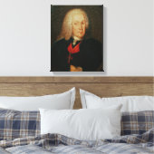 Portret van Sebasiao Jose de Carvalho Canvas Afdruk (Insitu (Slaapkamer))