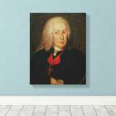 Portret van Sebasiao Jose de Carvalho Canvas Afdruk (Insitu (Houten vloer))