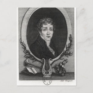 Portret van Sebastian-Roch Nicolas Briefkaart