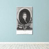 Portret van Sebastian-Roch Nicolas Canvas Afdruk (Insitu (Houten vloer))