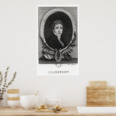 Portret van Sebastian-Roch Nicolas Poster (Keuken)