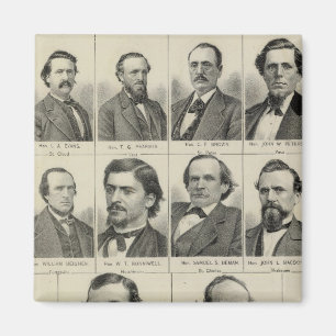 Portret van senatoren in Minnesota Magneet