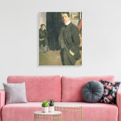 Portret van Sergei Pavlovich Diaghilev Canvas Afdruk (Insitu (Woonkamer))