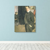 Portret van Sergei Pavlovich Diaghilev Canvas Afdruk (Insitu (Houten vloer))