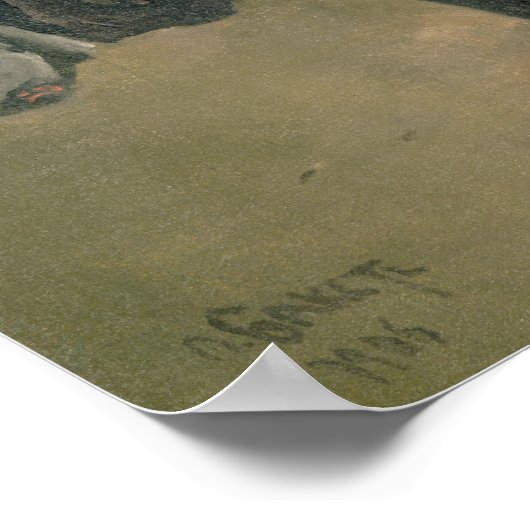 Portret van Sergei Pavlovich Diaghilev Poster (Hoek)