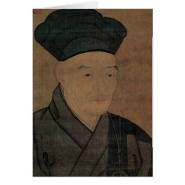 Portret van Sesshu door Sesshu Tōyō blanco