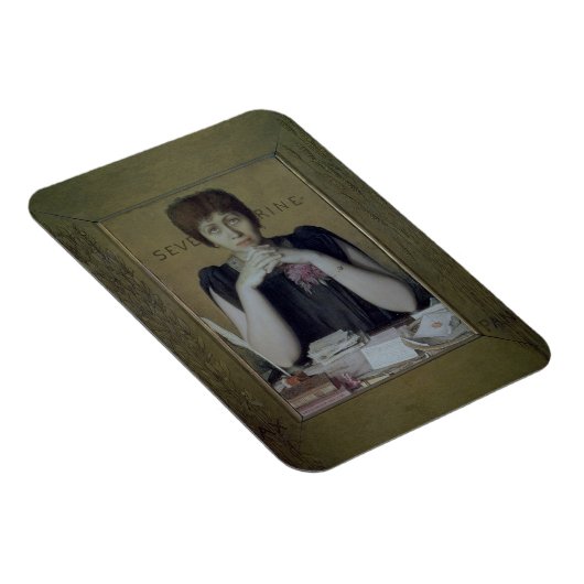 Portret van Severine (Caroline Remy) (1855-1929) ( Magneet (Rechterzijde)