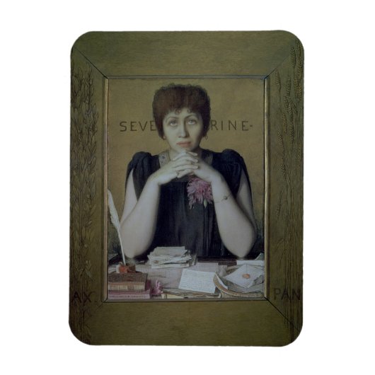 Portret van Severine (Caroline Remy) (1855-1929) ( Magneet (Verticaal)