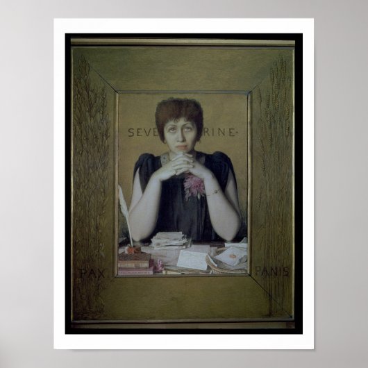 Portret van Severine (Caroline Remy) (1855-1929) ( Poster (Voorkant)