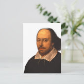 portret van Shakespeare Briefkaart (Staand voorkant)