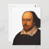 portret van Shakespeare Briefkaart (Voorkant / Achterkant)
