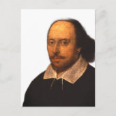 portret van Shakespeare Briefkaart (Voorkant)