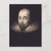"Portret van Shakespeare" briefkaart (Voorkant)