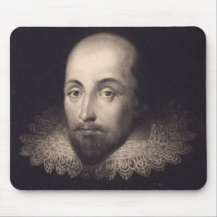 "Portret van Shakespeare" mousepad Muismat