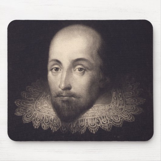 "Portret van Shakespeare" mousepad Muismat (Voorkant)