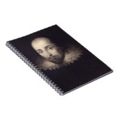 portret van Shakespeare Notitieboek (Rechterzijde)