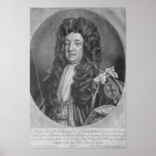 Portret van Sidney Godolphin Poster