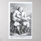 Portret van Simon Fraser, Lord Lovat Poster (Voorkant)