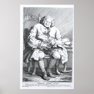 Portret van Simon Fraser, Lord Lovat Poster