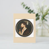 Portret van Simon George door Hans Holbein Younger Briefkaart (Staand voorkant)