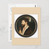 Portret van Simon George door Hans Holbein Younger Briefkaart (Voorkant / Achterkant)