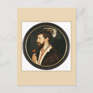 Portret van Simon George door Hans Holbein Younger Briefkaart