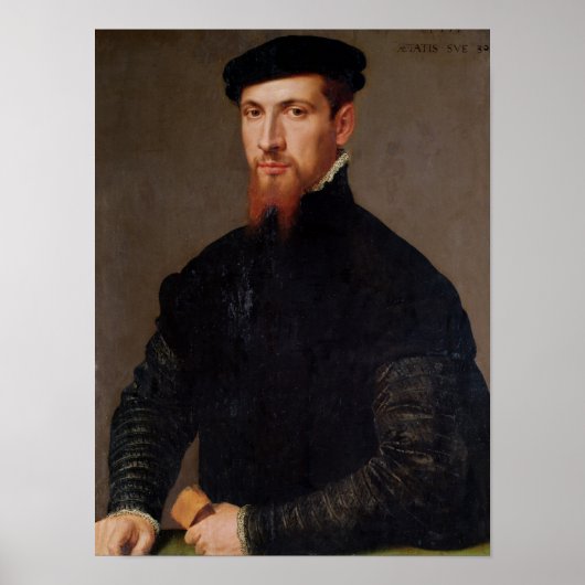 Portret van Simon Renard 1553 Poster (Voorkant)