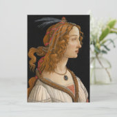 Portret van Simonetta Vespucci | Botticelli (Staand voorkant)