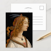 Portret van Simonetta Vespucci | Botticelli Briefkaart