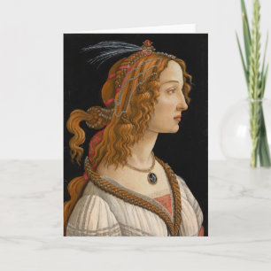 Portret van Simonetta Vespucci   Botticelli Kaart
