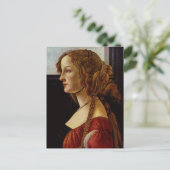 Portret van Simonetta Vespucci door Botticelli Briefkaart (Staand voorkant)