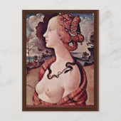 Portret van Simonetta vespucci door Piero di cosim Briefkaart (Voorkant)