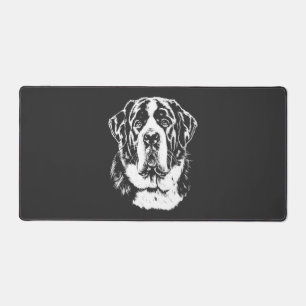 Portret van Sint-Bernardhond Minimalistische Kledi Bureaumat