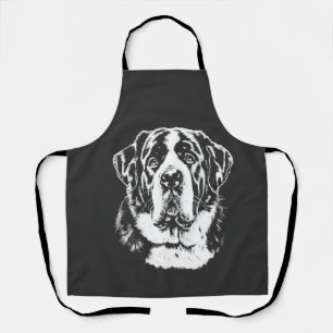Portret van Sint-Bernardhond Minimalistische Kledi Schort