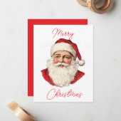 Portret van Sinterklaas Notitiekaartje (Voorkant / Achterkant in situ)