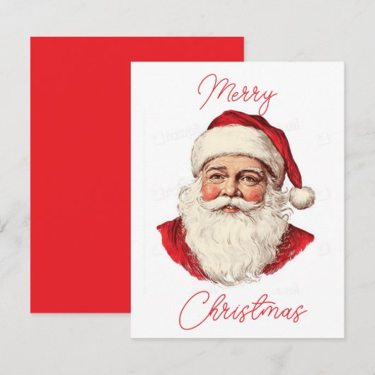 Portret van Sinterklaas Notitiekaartje (Voorkant / Achterkant)