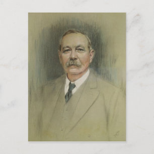 Portret van Sir Arthur Conan Doyle Briefkaart