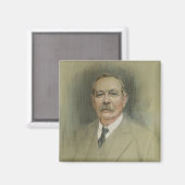 Portret van Sir Arthur Conan Doyle Magneet (Voorkant / Achterkant)