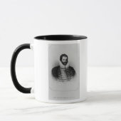 Portret van Sir Christopher Hatton Mok (Links)