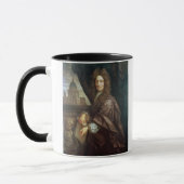 Portret van Sir Christopher Wren (olie op doek) Mok (Links)