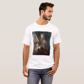 Portret van Sir Christopher Wren (olie op doek) T-shirt (Voorkant volledig)